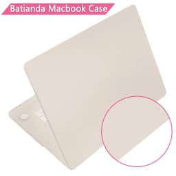 Thumbnail Ốp bảo vệ BATIANDA thích hợp cho Macbook Air13 13.6 15" M4 M3 M2 M1 A2681 A2338 A2337 A2179 A1932 A1466 Pro13/14/15/16 M4 M3 M2 M1 A2442 A2159 A1706 A2141 A1708 A2251 A1707 2
