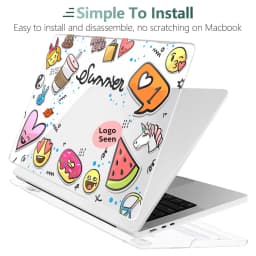 Thumbnail Ốp bảo vệ BATIANDA thích hợp cho MacBook Pro13 14 16" Air 11 12 13 13.6 15" M4 M3 M2 M1 2025-2012 A2941/A2681/A2337/A2338/A2179/A1932/A2442/A2485 4