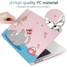 Thumbnail Ốp Bảo Vệ Màu Hồng Cho MacBook Pro13 14 16" Air13 13.6 15" M4 M3 M2 M1 A2941 A2681 A2337 A2338 Air13 A1369 A1466 Touch ID A2179 A1932 A2442 A2251 A1708 A1706 A2179 2