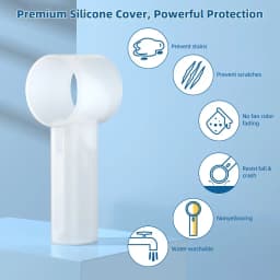 Thumbnail Ốp bảo vệ quạt Mini GOOJODOQ Vỏ silicon tốc độ cao có thể giặt được 1