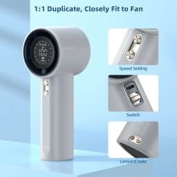 Thumbnail Ốp bảo vệ quạt Mini GOOJODOQ Vỏ silicon tốc độ cao có thể giặt được 2