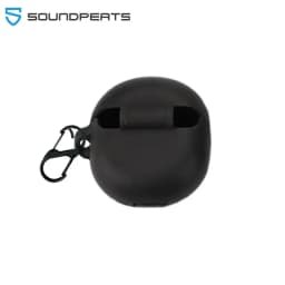 Thumbnail Ốp Case SoundPEATS Air5 / Air5 Lite Silicone Có Móc Khóa (Đen) 1