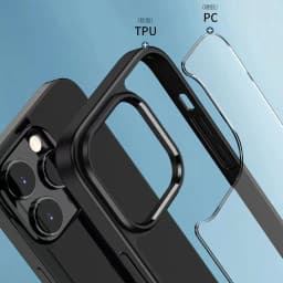 Thumbnail Ốp Chính Hãng BIG - Likgus Lưng Trong Suốt Viền Màu Chống Sốc, Viền Camera Kim Loại Dành Cho IP 16 15 14 13 12 1