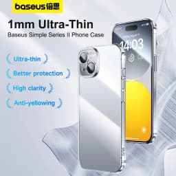 Thumbnail Ốp điện thoại Baseus TPU dẻo trong suốt chống sốc bảo vệ camera thích hợp cho iphone 15 promax iphone 15 pro plus 1