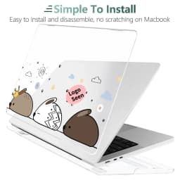 Thumbnail Ốp Điện Thoại Cho MacBook Pro13 14 16" M4 M3 M2 M1 Air13 13.6 15" A2941 A2681 A2338 A2337 A2179 A1932 A2442 A2485 Air11 12 13 A1466 A1369 Pro13 15 16" A2141 A1707 A1990 A1708 A1706 4