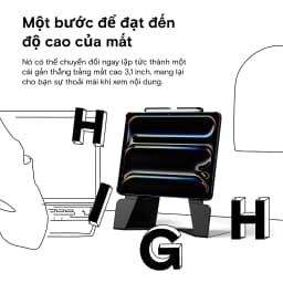 Thumbnail Ốp điện thoại Folio phao MOFT cho iPad Air thế hệ thứ 6 11 '' M2 2024 & Pro 13 M4 Folio Giá đỡ bút chì 2