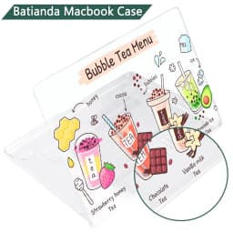 Thumbnail Ốp laptop Batianda thích hợp cho MacBook Pro 13 14 16 M4 M3 M2 M1 Air 13.6 15" A2941 A3113 A3114 A2681 A2338 Air13 M1 A2337 A2179 A1932 Air11 12 13 A1466 A1369 1
