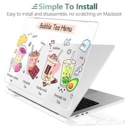 Thumbnail Ốp laptop Batianda thích hợp cho MacBook Pro 13 14 16 M4 M3 M2 M1 Air 13.6 15" A2941 A3113 A3114 A2681 A2338 Air13 M1 A2337 A2179 A1932 Air11 12 13 A1466 A1369 4