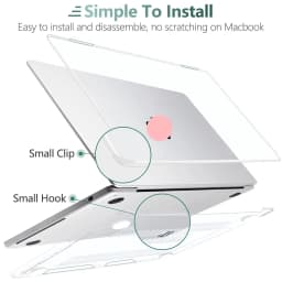 Thumbnail Ốp Lưng Cứng Cho MacBook Pro13 14 16 M4 M3 M2 M1 Air13 13.6 15" A2941 A2681 A2338 Air13 A2337 A2179 A1932 A1466 Pro Retina 13.3 A1708 A1706 A1502 A2251 Pha Lê Trong Suốt 4