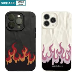 Thumbnail Ốp Lưng iPhone Đẹp Ngộ nghĩnh Độc Đáo Họa Tiết Ngọn Lửa Silicon Mềm Cao Cấp Chống Sốc Suntaiho Cho Iphone 16 15 14 12 13 11 Pro Max IP 7 8 Plus Iphon X XR Xs Max 1