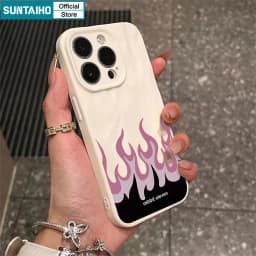 Thumbnail Ốp Lưng iPhone Đẹp Ngộ nghĩnh Độc Đáo Họa Tiết Ngọn Lửa Silicon Mềm Cao Cấp Chống Sốc Suntaiho Cho Iphone 16 15 14 12 13 11 Pro Max IP 7 8 Plus Iphon X XR Xs Max 2