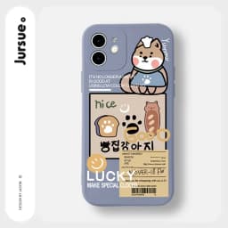 Thumbnail Ốp lưng JURSUE chống bẩn hoạt hình dễ thương đẹp cho iPhone 16 15 14 13 12 11 Pro Max SE 2020 X XR XS ip 8 7 Plus kute Y366 1