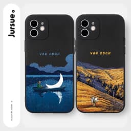 Thumbnail Ốp lưng JURSUE hình cặp đôi dễ thương đẹp cho iPhone 16 15 14 13 12 11 Pro Max SE 2020 X XR XS ip 8 7 Plus XYY2046 1