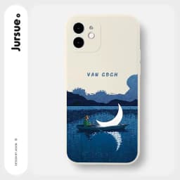 Thumbnail Ốp lưng JURSUE hình cặp đôi dễ thương đẹp cho iPhone 16 15 14 13 12 11 Pro Max SE 2020 X XR XS ip 8 7 Plus XYY2046 2