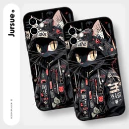 Thumbnail Ốp lưng JURSUE mềm chống bẩn hình độc lạ ngầu nam nam Cho iPhone 16 15 14 13 12 11 Pro Max SE 2020 X XR XS ip 8 7 Plus Y3723 2