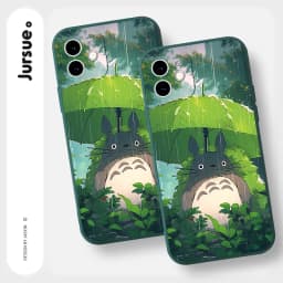 Thumbnail Ốp lưng JURSUE mềm chống bẩn hoạt hình độc lạ Cho iPhone 16 15 14 13 12 11 Pro Max SE 2020 X XR XS ip 8 7 Plus kute Y3881 2