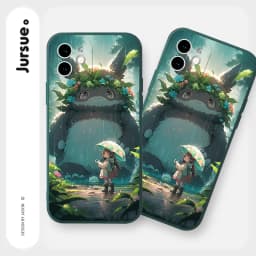 Thumbnail Ốp lưng JURSUE mềm chống bẩn hoạt hình độc lạ Cho iPhone 16 15 14 13 12 11 PRO MAX SE 2020 X XR XS ip 8 7 Plus kute Y4128 1