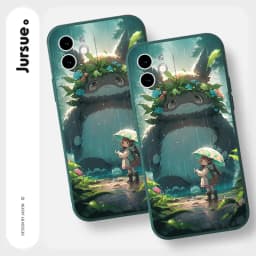Thumbnail Ốp lưng JURSUE mềm chống bẩn hoạt hình độc lạ Cho iPhone 16 15 14 13 12 11 PRO MAX SE 2020 X XR XS ip 8 7 Plus kute Y4128 2