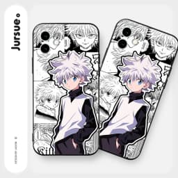 Thumbnail Ốp lưng JURSUE mềm chống bẩn hoạt hình ngầu nam đen Cho iPhone 16 15 14 13 12 11 Pro Max SE 2020 X XR XS ip 8 7 Plus Y3759 1