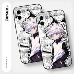 Thumbnail Ốp lưng JURSUE mềm chống bẩn hoạt hình ngầu nam đen Cho iPhone 16 15 14 13 12 11 Pro Max SE 2020 X XR XS ip 8 7 Plus Y3759 2