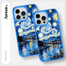 Thumbnail Ốp lưng JURSUE mềm chống sốc hình độc lạ ngầu màu Cho iPhone 16 15 14 13 12 11 Pro Max SE 2020 X XR XS ip 8 7 Plus Y3899 2