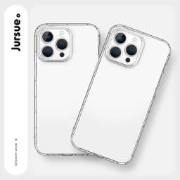 Thumbnail Ốp lưng JURSUE silicon mềm chống sốc viền vuông Cho iPhone 15 14 13 12 11 Pro Max SE 2020 X XR XS 8 7 ip 6S 6 Plus YCS6 1