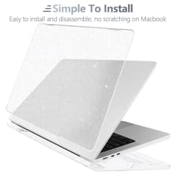 Thumbnail Ốp Lưng Laptop Pha Lê Bling Trong Suốt Cho MacBook Pro13 14 16" Air 13 13.6 15" M4 M3 M2 A2681 A2941 A2338 M1 A2337 A2179 A1932 A2442 A1708 A1706 A2251 A2159 Vỏ Cứng 4