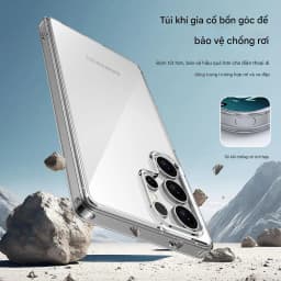 Thumbnail Ốp Lưng LIKGUS Trong Suốt Viền Dẻo Chống Sốc, Chống Ố Dành Cho SamSung S25 - S25 PLUS - S25 ULTRA 4