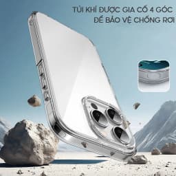 Thumbnail Ốp Lưng Likgus Trong Suốt Viền TPU Chống Sốc Lưng PC Cứng Chống Ố Vàng Cho IP 11-16-Pro-Plus-Promax 4