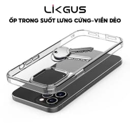 Thumbnail Ốp Lưng LIKGUS Trong Suốt-Viền Dẻo - 4 Túi Khí Chống Sốc Cực Tốt Dùng Cho IP Series 11-12-13-14-15 2