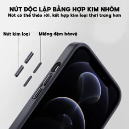 Thumbnail Ốp Lưng Nhám Chống Vân Tay-Chống Ố-Chống Sốc 2M LIKGUS Cho Điện Thoại IP series 11-12-13-14-15-16 2