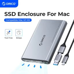 Thumbnail Ốp lưng SSD ORICO HDD Hỗ trợ UASP 6Gbps Tương thích với Mac M1 và M2 1