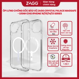Thumbnail Ốp lưng trong suốt ZAGG có hỗ trợ hít từ tính Crystal Palace Magsafe 1