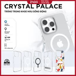 Thumbnail Ốp lưng trong ZAGG Crystal Palace MagSafe chống sốc 4m bảo hành 1 năm 1 đổi 1 2