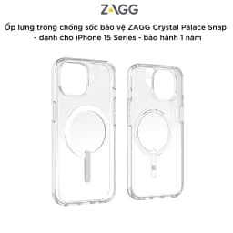 Thumbnail Ốp lưng trong ZAGG Crystal Palace MagSafe chống sốc 4m bảo hành 1 năm 1 đổi 1 3