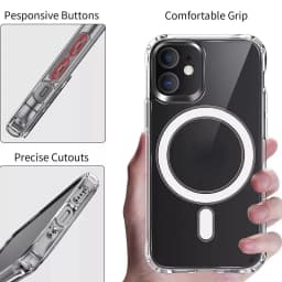 Thumbnail Ốp lưng từ tính trong suốt iphone KOLEAD P12 chống sốc sạc không dây 14 13 12 11 x xs xsm 8 7 6 Pro Max plus Case 3