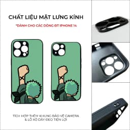 Thumbnail Ốp lưng Unique Case dành cho iPhone in hình one piece zoro OP002 1