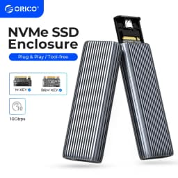 Thumbnail Orico Free Tool Nhôm M2 NVMe SSD Enclosure 10Gbps PCIe Type C M.2 SSD NVMe M Key Solid State Drive Case Hỗ trợ UASP (AM2C3) 1