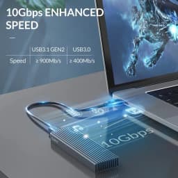 Thumbnail Orico M.2 NVME Vỏ USB C Gen2 PCIe SSD M2 SATA NGFF SSD Cho 2230 / 2242 / 2260 / 2280 (M2PF)) 2