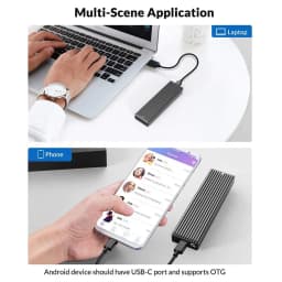 Thumbnail Orico M.2 NVME Vỏ USB C Gen2 PCIe SSD M2 SATA NGFF SSD Cho 2230 / 2242 / 2260 / 2280 (M2PF)) 3