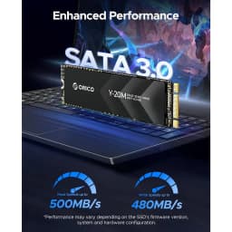 Thumbnail Orico M.2 SATA SSD 128GB 256GB 512GB M.2 2280 SATA III SSD 6Gbps Tốc độ đọc lên tới 500MB / s ORICO-Y20M 3