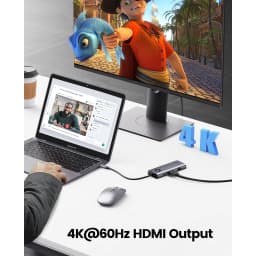Thumbnail Orico USB C HUB Dock Station 4K Type C HDMI RJ45 USB 3.0 Adapter Cho MacBook Pro Air iPad M1 (PW11) 3