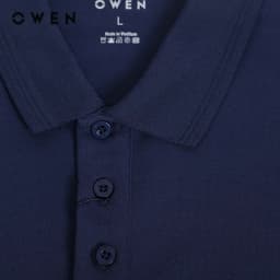 Thumbnail OWEN - Áo polo ngắn tay Body Fit APV231499 màu Navy chất liệu Cotton - Spandex 2
