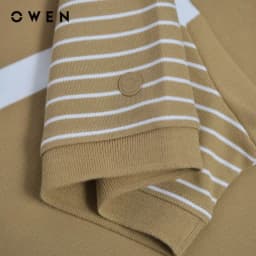 Thumbnail OWEN - Áo polo ngắn tay Bodyfit APV253633 màu Vàng đậm chất liệu Cotton-Poly-Spandex 2