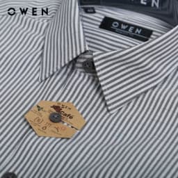 Thumbnail OWEN - Áo sơ mi dài tay Regular Fit AR230213DT màu Ghi chất liệu Cafe T-Cool 2