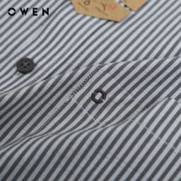 Thumbnail OWEN - Áo sơ mi dài tay Regular Fit AR230213DT màu Ghi chất liệu Cafe T-Cool 4