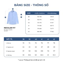 Thumbnail OWEN - Áo sơ mi dài tay Regular Fit AR250088DT màu Xanh đậm chất liệu Polyester-Viscose-Spandex 4