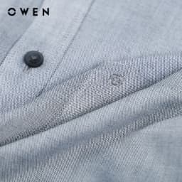 Thumbnail OWEN - Áo sơ mi dài tay Regular Fit AR230218DT màu Ghi chất liệu Bamboo 3