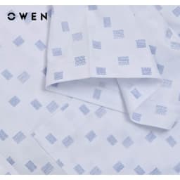 Thumbnail OWEN - Áo sơ mi ngắn tay Body Fit AB250035NT màu Trắng chất liệu Viscose-Polyester-Spandex 2