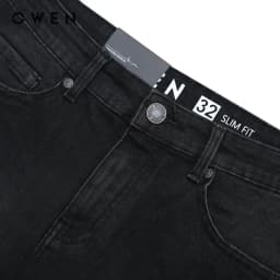 Thumbnail OWEN - Quần short Slim Fit SJ231827 màu Đen chất liệu Cotton- Spandex 1